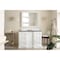 James Martin Vanities De Soto 48in Single Vanity, Bright White w/ 3 CM Charcoal Soapstone Quartz Top 825-V48-BW-3CSP - alternate 2